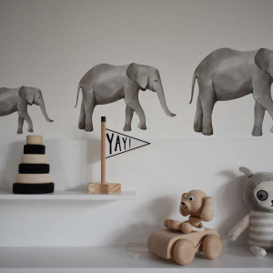 Elefantenfamilie Wandsticker