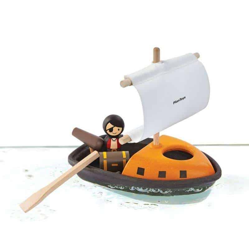 Plan Toys bath toy pirate boat